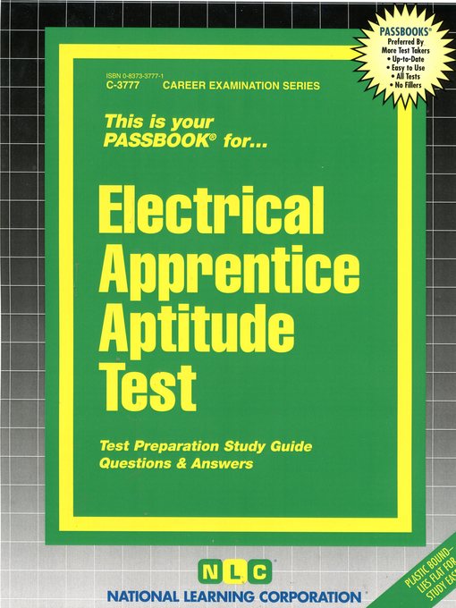 Cover image for Electrical Apprentice Aptitude Test